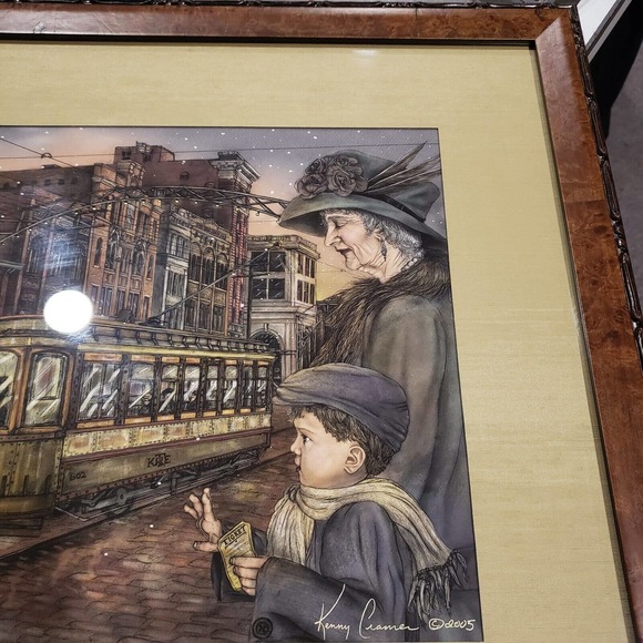 Framed Giclee Print Opening Night at the Hippodrome Signed 6/500 Kenny Cramer - Picture 6 of 16